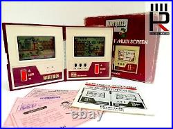 1983 Nintendo Game & Watch MARIO BROS MW-56 + BOX, STYRO & MANUAL & PAPERWORK