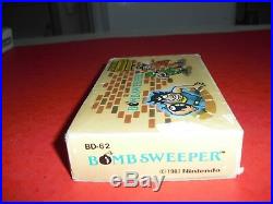 1987 Pocket Size Nintendo Game & Watch Bomb Sweeper Complete in Box! TESTED