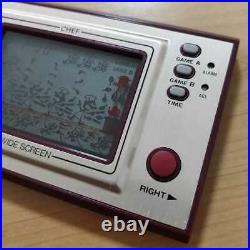 1Nintendo Game & Watch CHEF FP-24 Console Body Only 1981 Vintage Japan NTC-J