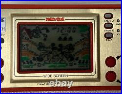 3 Nintendo Game & Watch 80's Hand Held Games Mickey, Donkey Kong Jr & Parachute