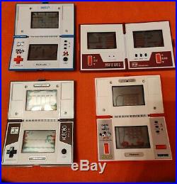 4 Game&Watch Nintendo Donkey Kong 2, Gold cliff, Mickey and Donald y Mario Bros