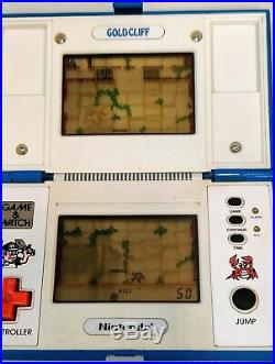 4 Game&Watch Nintendo Donkey Kong 2, Gold cliff, Mickey and Donald y Mario Bros