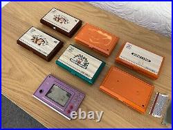 7 x Nintendo Game and Watch LCD Games for Parts / Spares -? Low Summer Prices