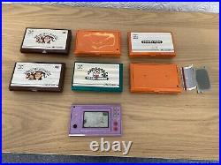 7 x Nintendo Game and Watch LCD Games for Parts / Spares -? Low Summer Prices