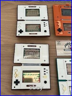 7 x Nintendo Game and Watch LCD Games for Parts / Spares -? Low Summer Prices