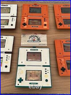 7 x Nintendo Game and Watch LCD Games for Parts / Spares -? Low Summer Prices