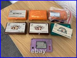 7 x Nintendo Game and Watch LCD Games for Parts / Spares -? Low Summer Prices