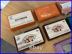 7 x Nintendo Game and Watch LCD Games for Parts / Spares -? Low Summer Prices