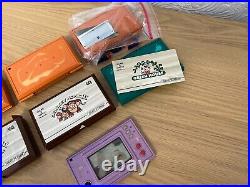 7 x Nintendo Game and Watch LCD Games for Parts / Spares -? Low Summer Prices