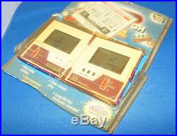 80s MARIO BROS. NINTENDO GAME & WATCH ELECTRONIC HANDHELD BLISTER CARD 1980s DS