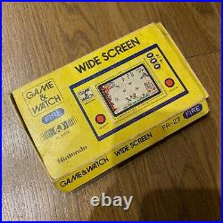 BOXED 1983 Nintendo Game & Watch Widescreen FIRE Argentinian rare variant ARGIE
