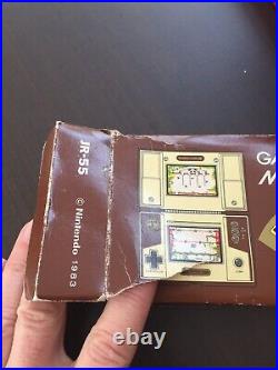 Boxed CGL, Nintendo Game and Watch Donkey Kong 2 1983 JR-55 Offers Welcome