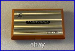 Boxed LCD DONKEY KONG Game Watch DK-52 Handheld Nintendo 1982 Japan WithT 3