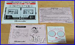 Boxed Mario Bros Nintendo Game & Watch Complete & In VGC MW-56 1983 Rare