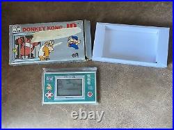 Boxed Nintendo Cgl Game & Watch Donkey Kong Jr Dj-101 1982