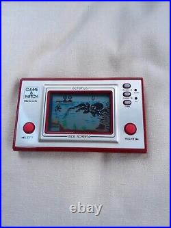 Boxed Nintendo Cgl Game & Watch Octopus Oc-22 1981 In Excellent Condition