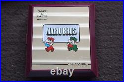 Boxed Nintendo Game And Watch Mario Bros Mw-56 1983 Nice Example Of A Rare Game