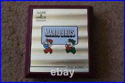 Boxed Nintendo Game And Watch Mario Bros Mw-56 1983 Very Nice Condition