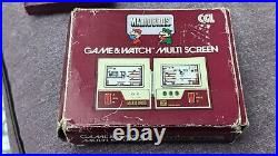 Boxed Nintendo Game And Watch Mario Bros Mw-56 1983 Very Nice Condition