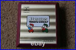 Boxed Nintendo Game And Watch Mario Bros Mw-56 1983 Very Nice Example
