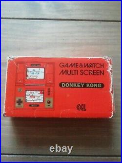 Boxed Nintendo Game & Watch Donkey Kong Multi Screen DK-52 1982