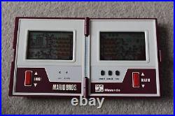 Boxed Nintendo Game & Watch Mario Bros Mw-56 1983 Superb Cond + Faceplate Film