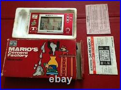 Boxed Nintendo Game & Watch Mario's Cement Factory