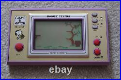 Boxed Nintendo Game & Watch Snoopy Tennis Sp-30 1982 Working Condition
