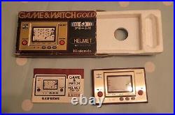 CN-07 Helmet Game & Watch Gold boxed Nintendo Game & Watch