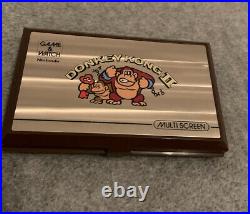Classic Boxed Nintendo Game And Watch Donkey Kong Ii, Paperwork. Original B