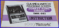 Donkey Kong Circus Nintendo Game & Watch Panorama Screen Collector's Condition