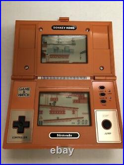 Donkey Kong Game and Watch Nintendo DK-52 Original Box and Manual