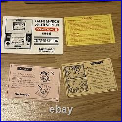 Donkey Kong II 2 Multi Screen Nintendo Game & Watch Boxed JR-55 1983