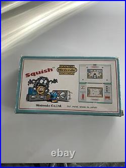 Excellent Nintendo Squish Game & Watch MG-61 RARE Vintage 1983