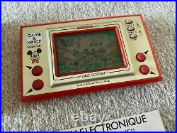 GAME & WATCH / G&W / MICKEY MOUSE version J. I21 / COMPLET EN BOITE