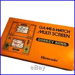 Game & Watch DONKEY KONG Multi Screen DK-52 NINTENDO Orange Game Console Retro