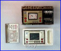 Game & Watch Manhole with Box Manual Nintendo Used from Japan JP