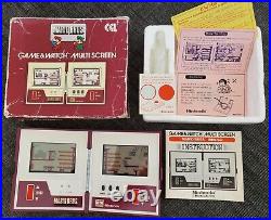 Game&Watch Mario Bros MW-56 1983 Complete, Mint Condition