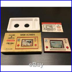 Game & Watch Octopus Nintendo 1981 Oc 22 Wide Screen Japan Box And Working