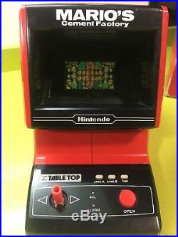 Game & watch TableTop Mario Cement's Factory, Lsi Game, Nintendo, Tomy, Bandai, Casio