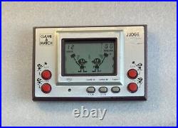 Game & watch judge Nintendo silver operation confirmed vintage rare USED