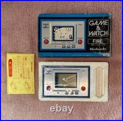 In hand FIRE Wide Screen FR-27 Game Watch Handheld Console Nintendo
