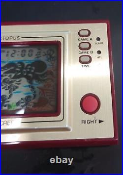 In hand Repair live video available? Nintendo Game Watch Octopus OC-22