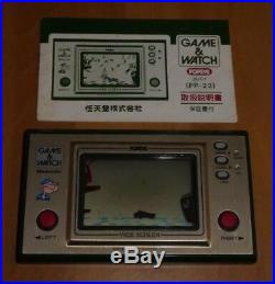 Jeu Nintendo Rare Retrogaming Game & Watch Widescreen Popeye Pp-23 Rare Japan