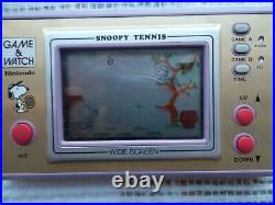 Jeu Snoopy Tennis Game & Watch Nintendo Wide screen Authentic ST-30 original LCD