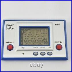 LCD FIRE Game Watch Boxed RC-04 Tested Nintendo JAPAN Game Ref 2501