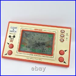 LCD MICKEY MOUSE Game Watch MC-25 Handheld Tested Nintendo JAPAN Ref 2711