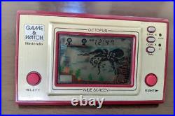 LCD OCTOPUS Game Watch OC-22 JAPAN Nintendo Tested 70