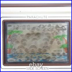 LCD PARACHUTE Wide Screen Game Watch PR-21 Boxed Tested Nintendo JAPAN 2701