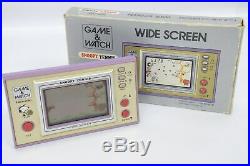LCD SNOOPY TENNIS Wide Screen Game Watch SP-30 Handheld Tested Nintendo 2403